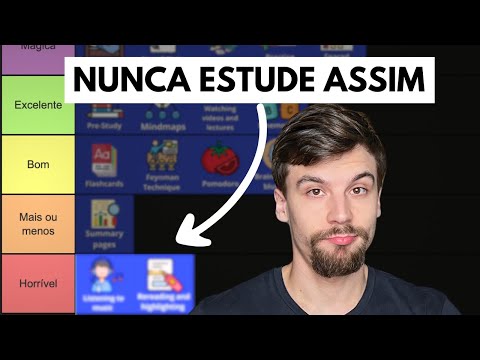 Rankeando Todos os Métodos de Estudo do Pior para o Melhor