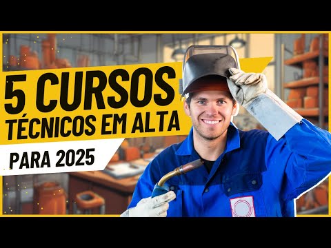 5 CURSOS TÉCNICOS em ALTA para 2025 (e que valem muito a pena)